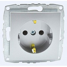 Розетка с заземлением, без рамки mono electric despina - larissa 500-002121-117